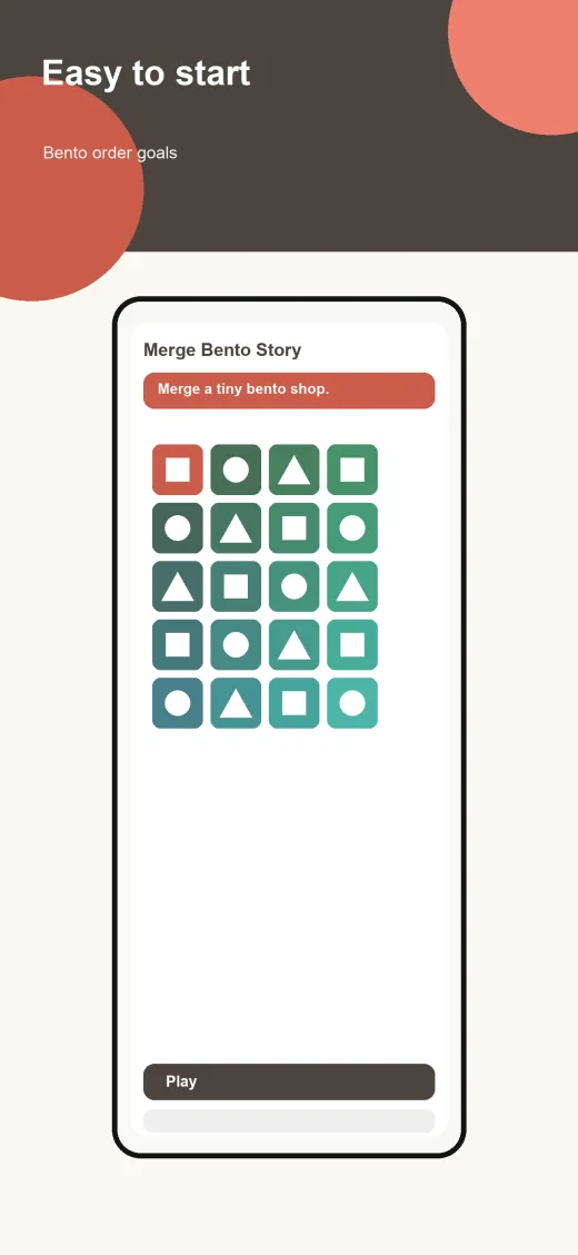 Merge Bento Story - スクリーンショット 2